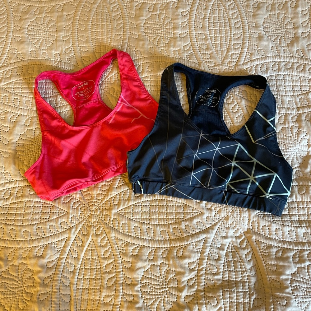 Set of 2 Oiselle Sports Bras Size Small/Size 4